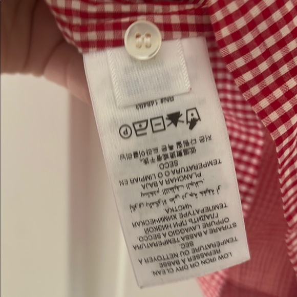 Doen Red Gingham June Blouse - Picture 9 of 10